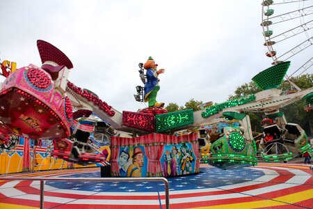 Year market amusement park folk festival