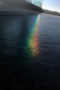 Rainbow light spectrum photo