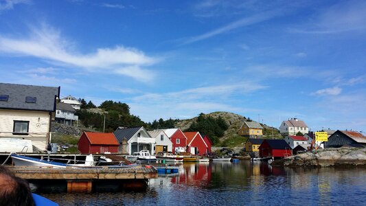 Sea norway blue sky