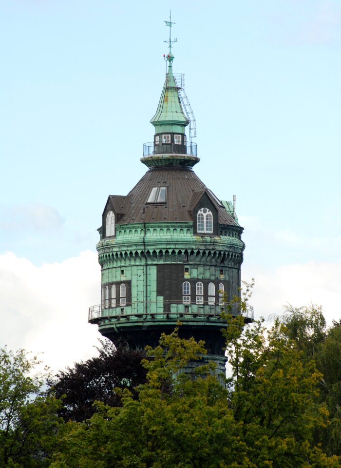 Water tower building historically