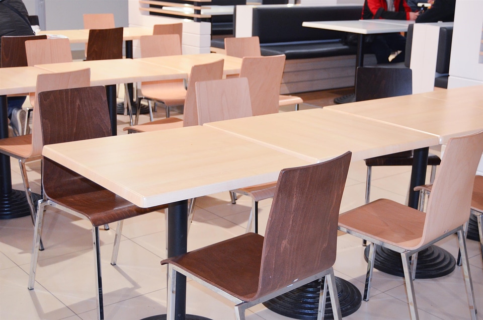 Tables eating interior