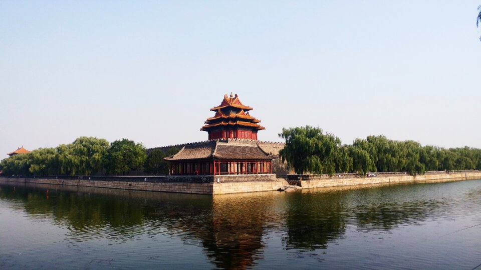 Forbidden city watchtower beijing building