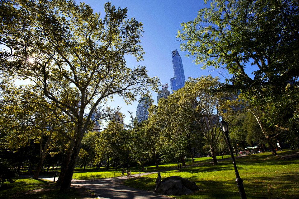 New york skyline downtown tourism photo