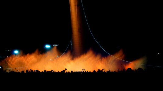Rocket spray smoke