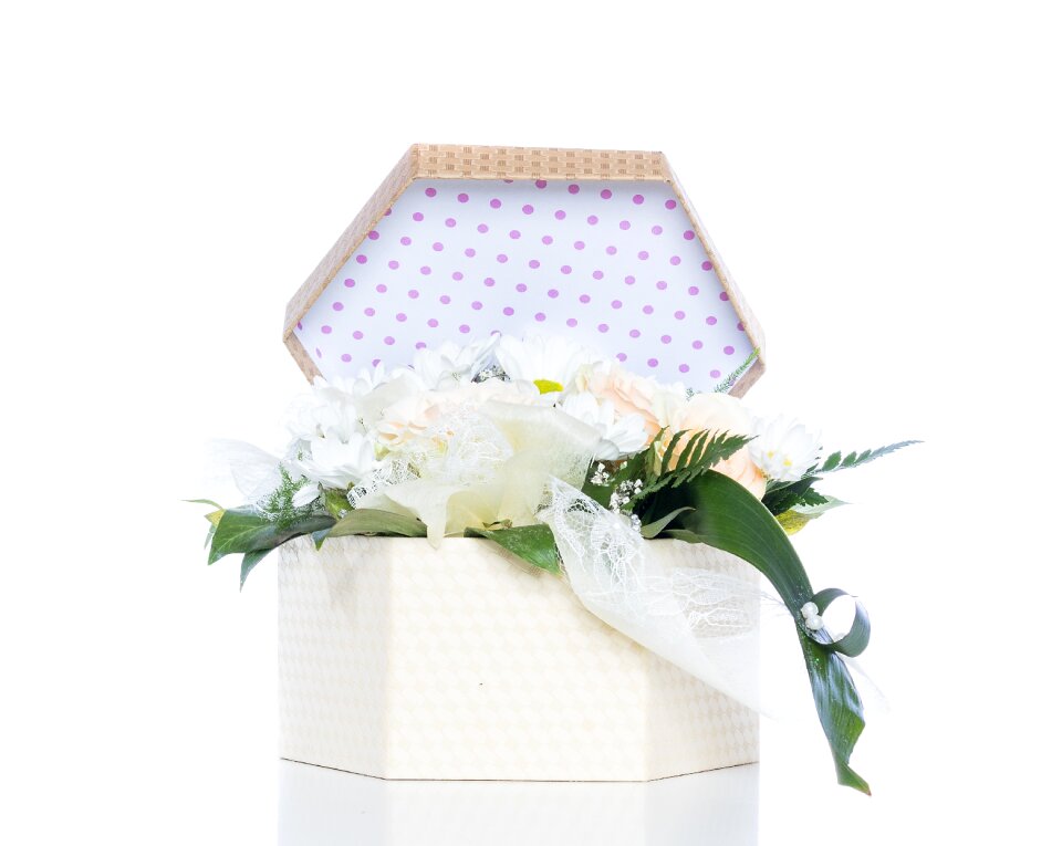 Detail bouquet white