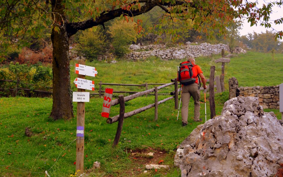 Mountain indication autumn