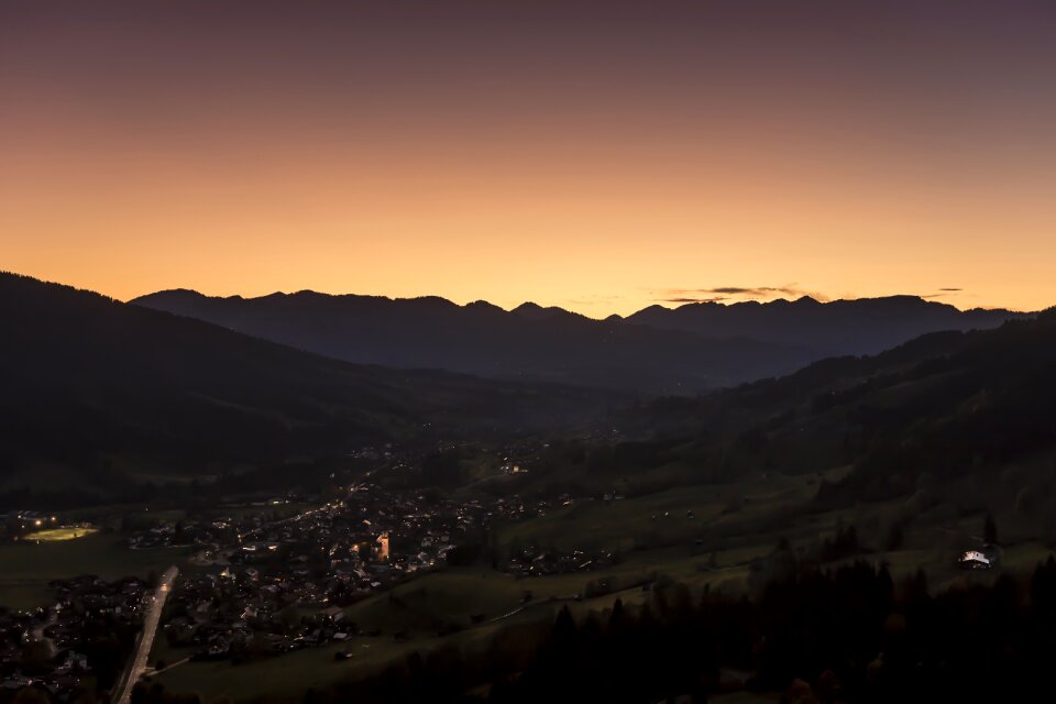 Sunset mood sky