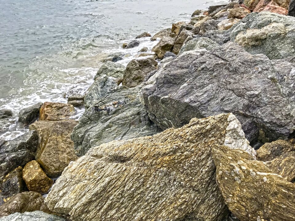 Clouds sky stones