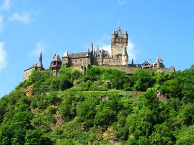 Middle ages reichsburg cochem imposing photo