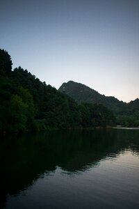 Qiangling shan park qianling lake landscape