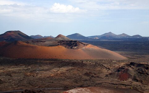 Lava mountains horizon