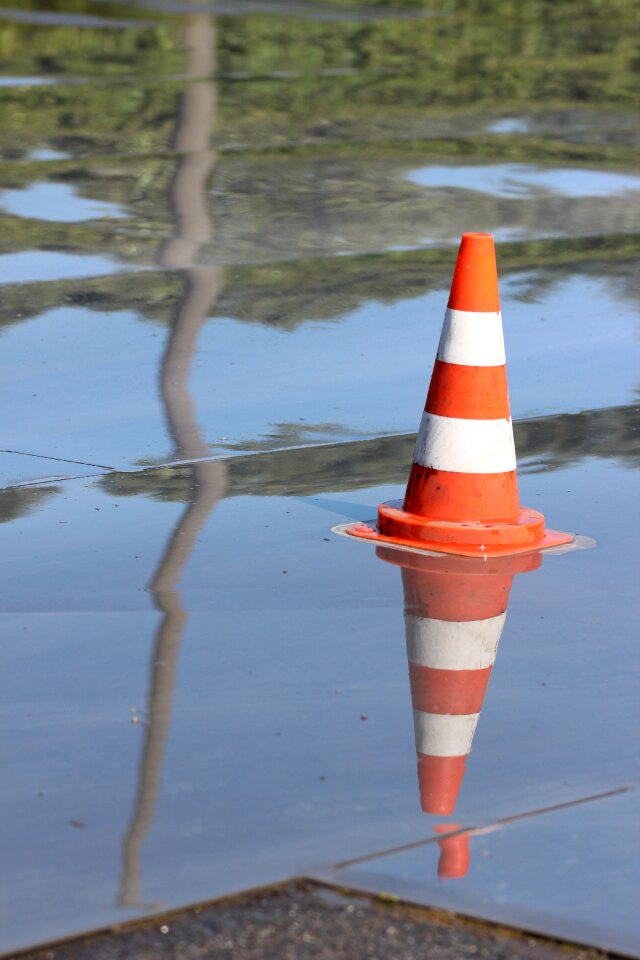 Slippery wet streets