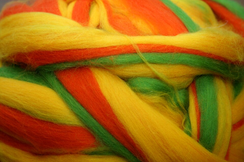 Sheep's wool lamb days colorful