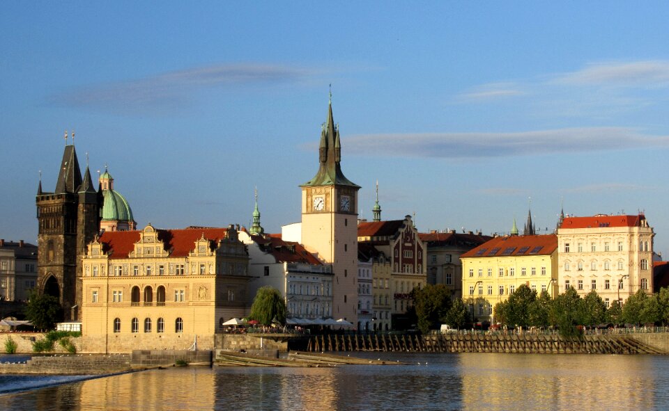 Vltava towers buildings