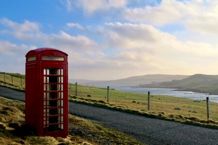 Phone box scotland atmosphere