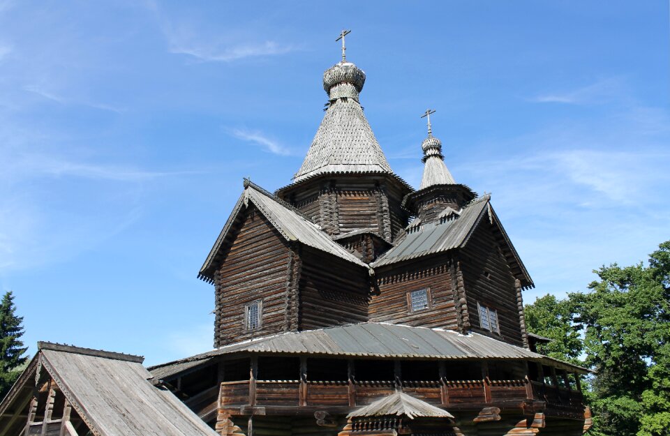 Antiquity wooden structure russia