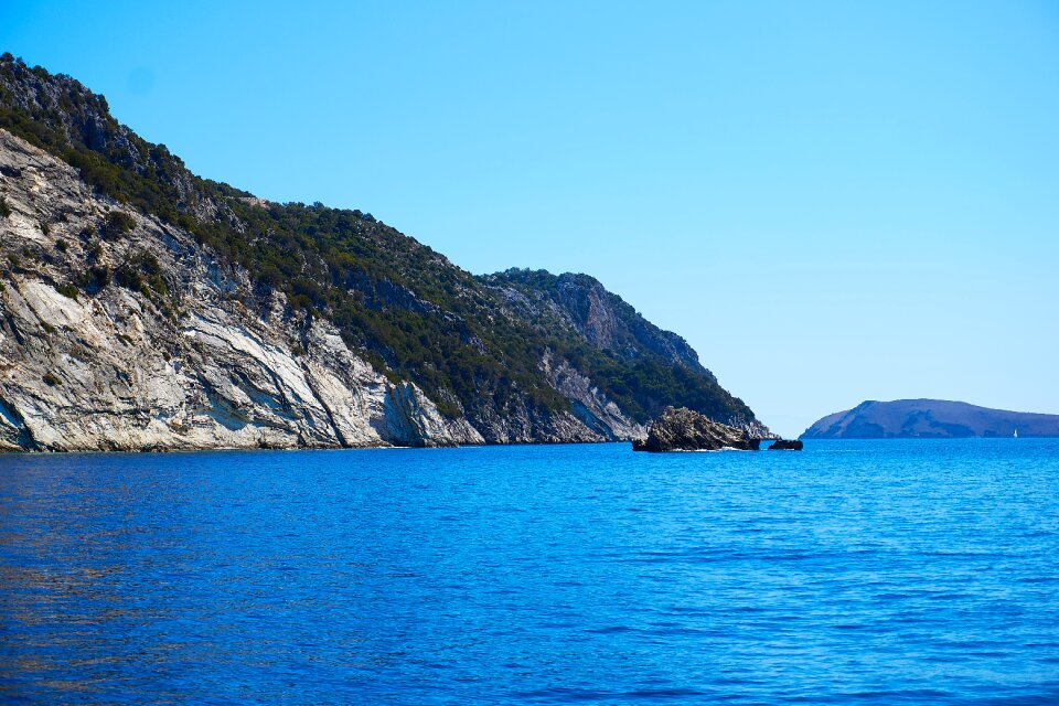 Cliff stone coast