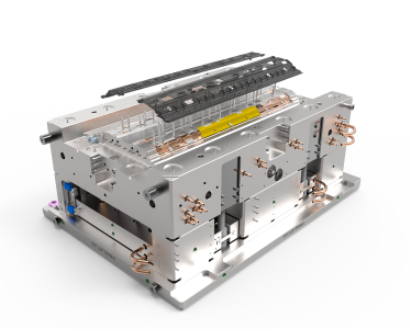 Mold injection rendered
