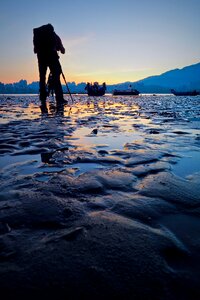 Shadow water silhouette photo