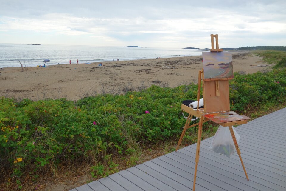 Easel landscape islands