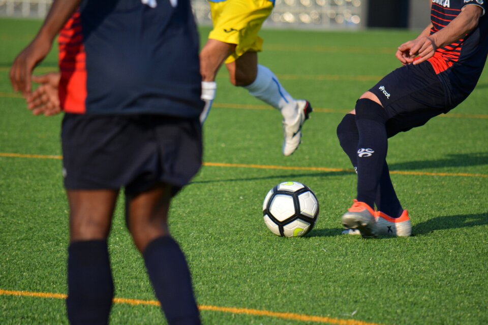 Football ball kick