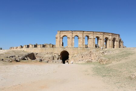 The ruins of the ruins of rome ancient photo