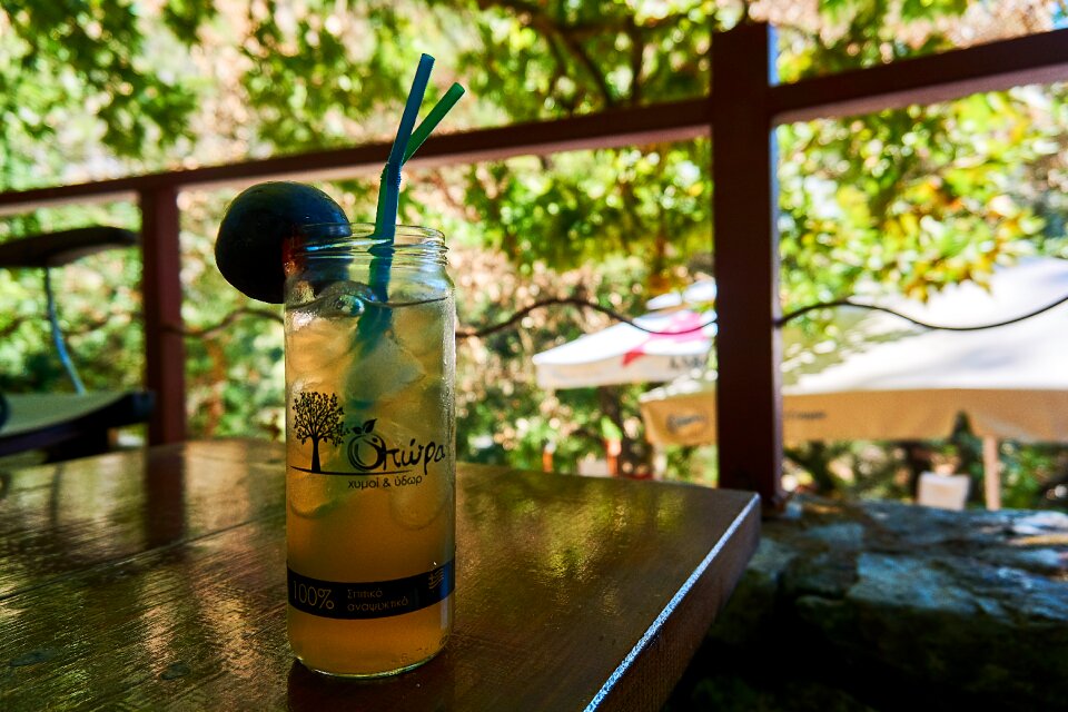 Glass summer thirst