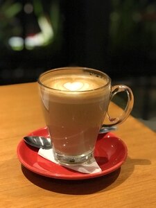Espresso cappuccino dawn photo