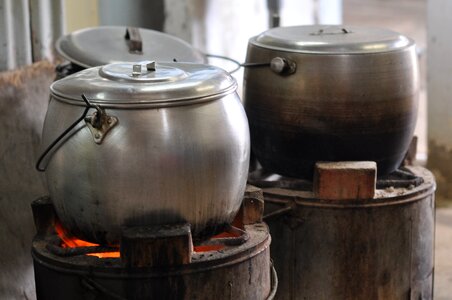 Meal cook flame