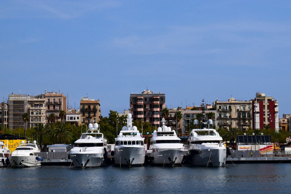 Barcelona boat water