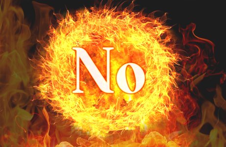 Fire flame negative