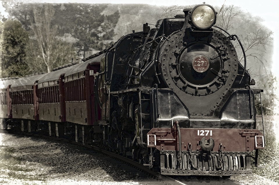 Monument railroad vehicles