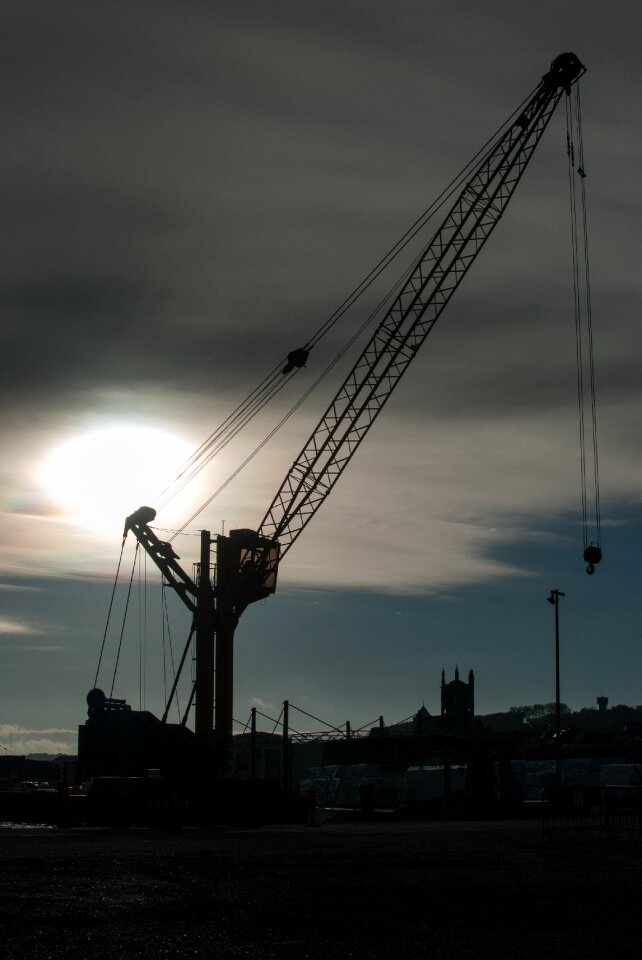 Sun wharf sky
