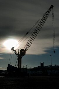 Sun wharf sky photo