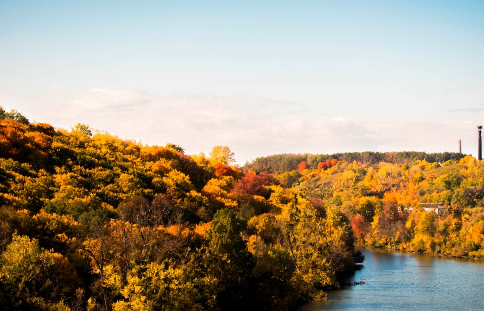 Park landscape autumn