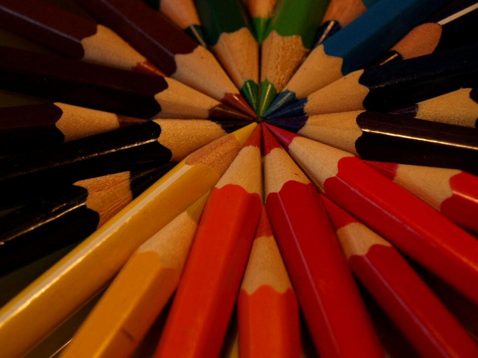 Draw rainbow wooden