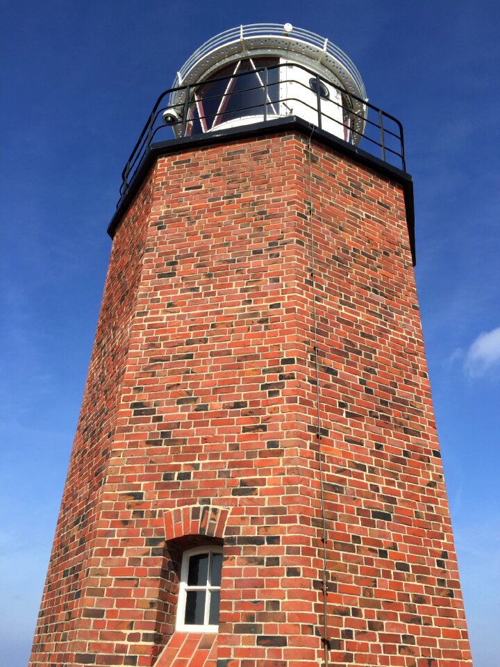 Coast old lighthouse marine