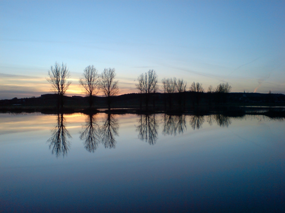 Flooded sky mirroring photo