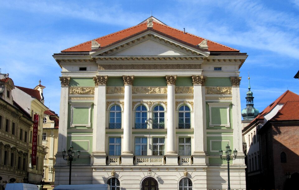 Prague facade architecture