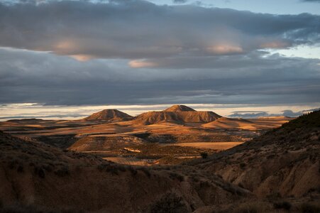 Sky desert landscape photo