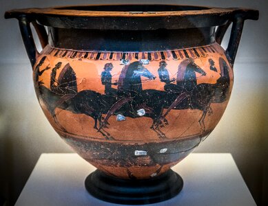 Ancient greece acropolis museum clay