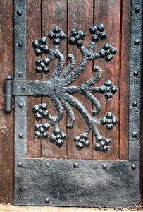 Blacksmithing metal close up