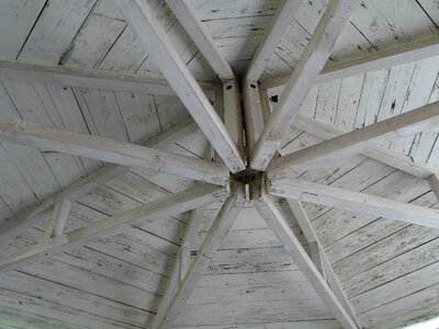 Plank ceiling wood photo