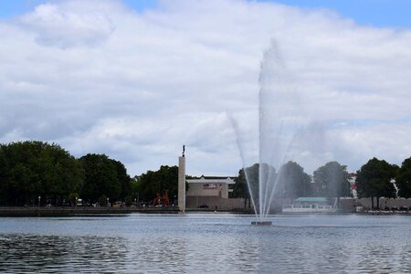 Water garden park photo