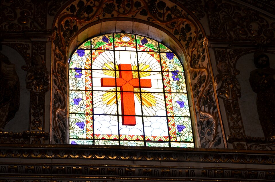 Stained church religion