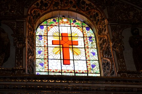 Stained church religion