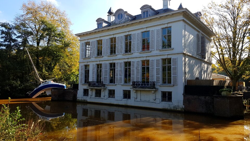 Antwerp historic building stone house photo