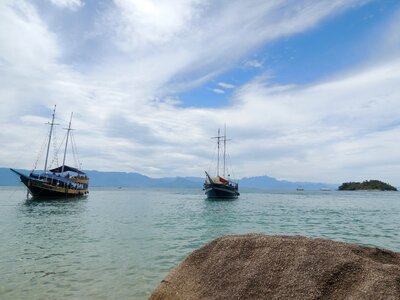 Nature blue island photo