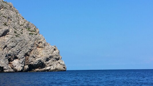 Mediterranean rocky coast nature