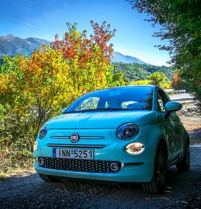 Car autumn nature driving